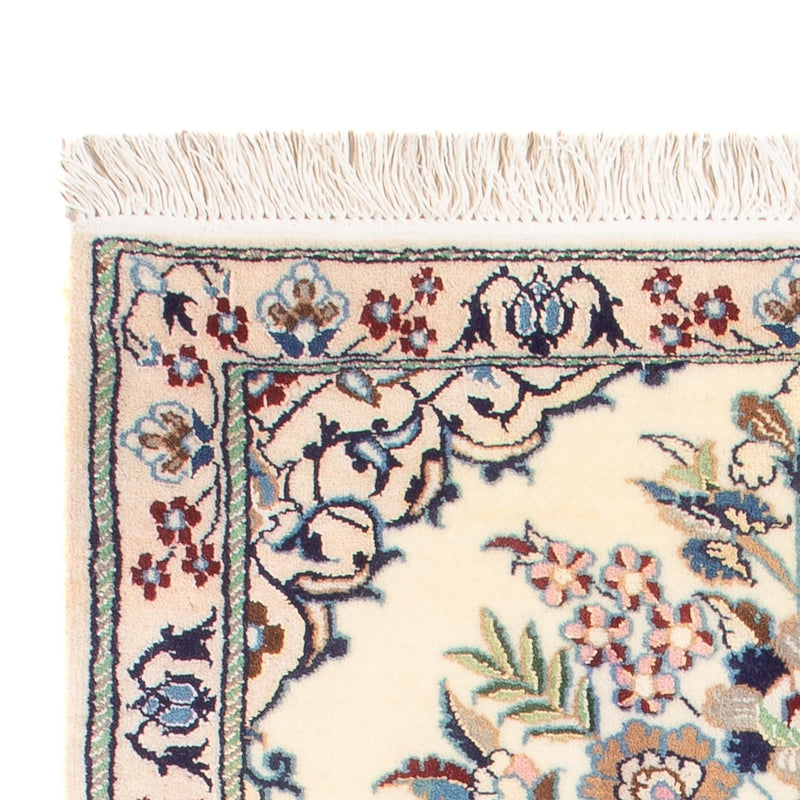 Persisk tæppe - Nain - Premium - 80 x 50 cm - creme