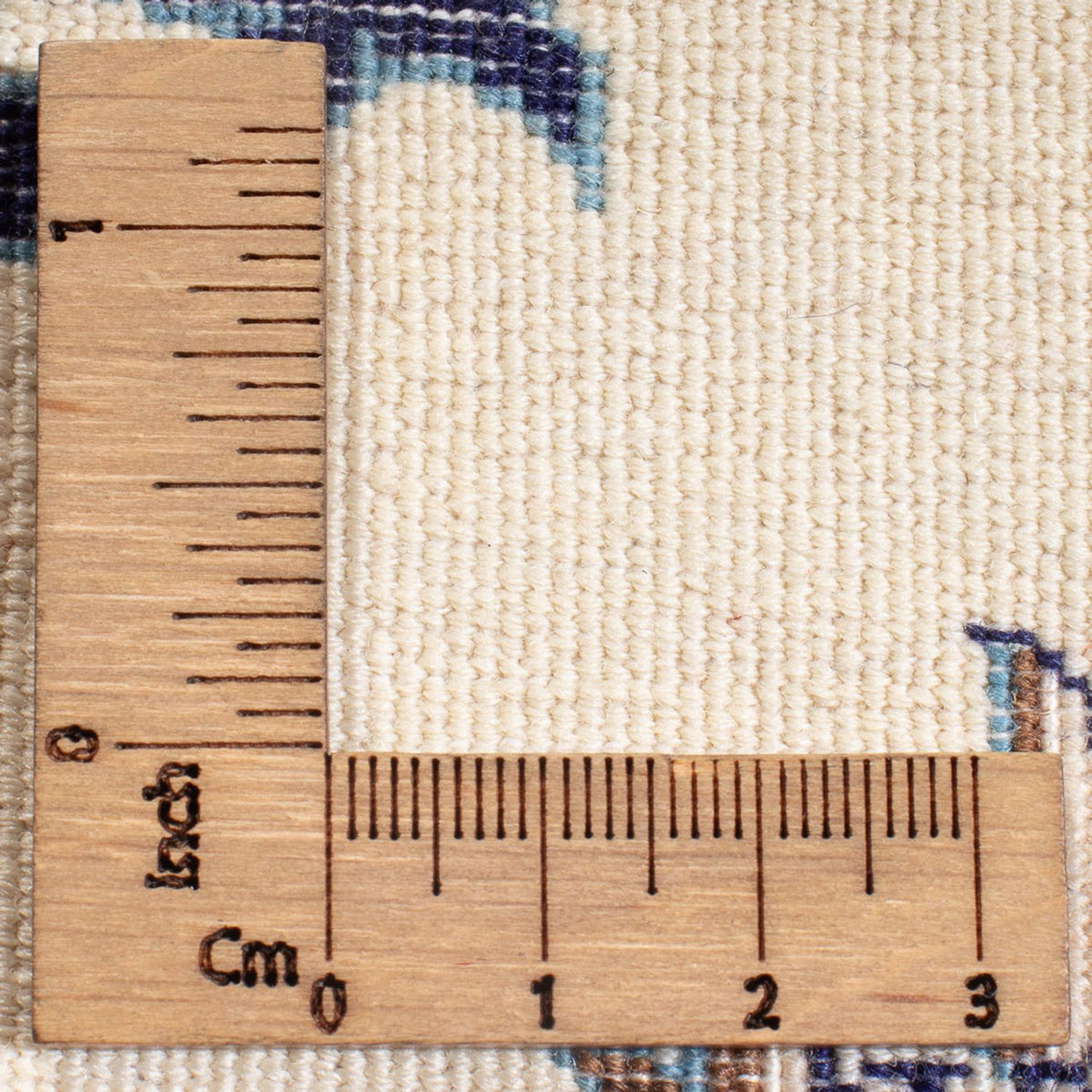 Persisk tæppe - Nain - Premium - 80 x 50 cm - creme