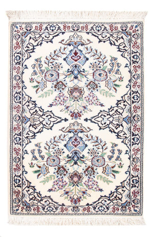 Persisk tæppe - Nain - Premium - 80 x 50 cm - creme