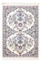 Persisk tæppe - Nain - Premium - 80 x 50 cm - creme