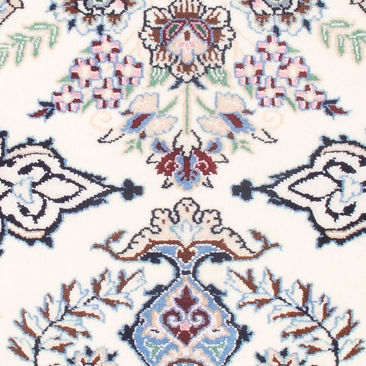 Persisk tæppe - Nain - Premium - 80 x 50 cm - creme