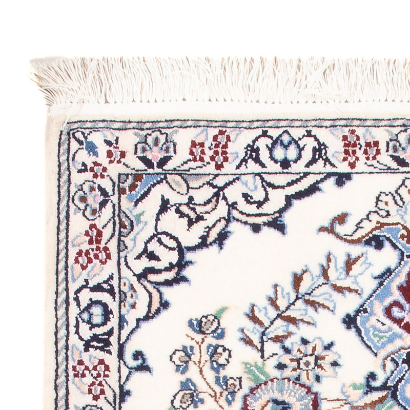 Persisk tæppe - Nain - Premium - 80 x 50 cm - creme