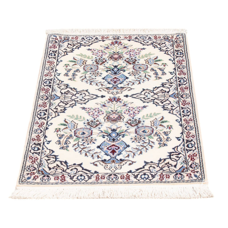 Persisk tæppe - Nain - Premium - 80 x 50 cm - creme