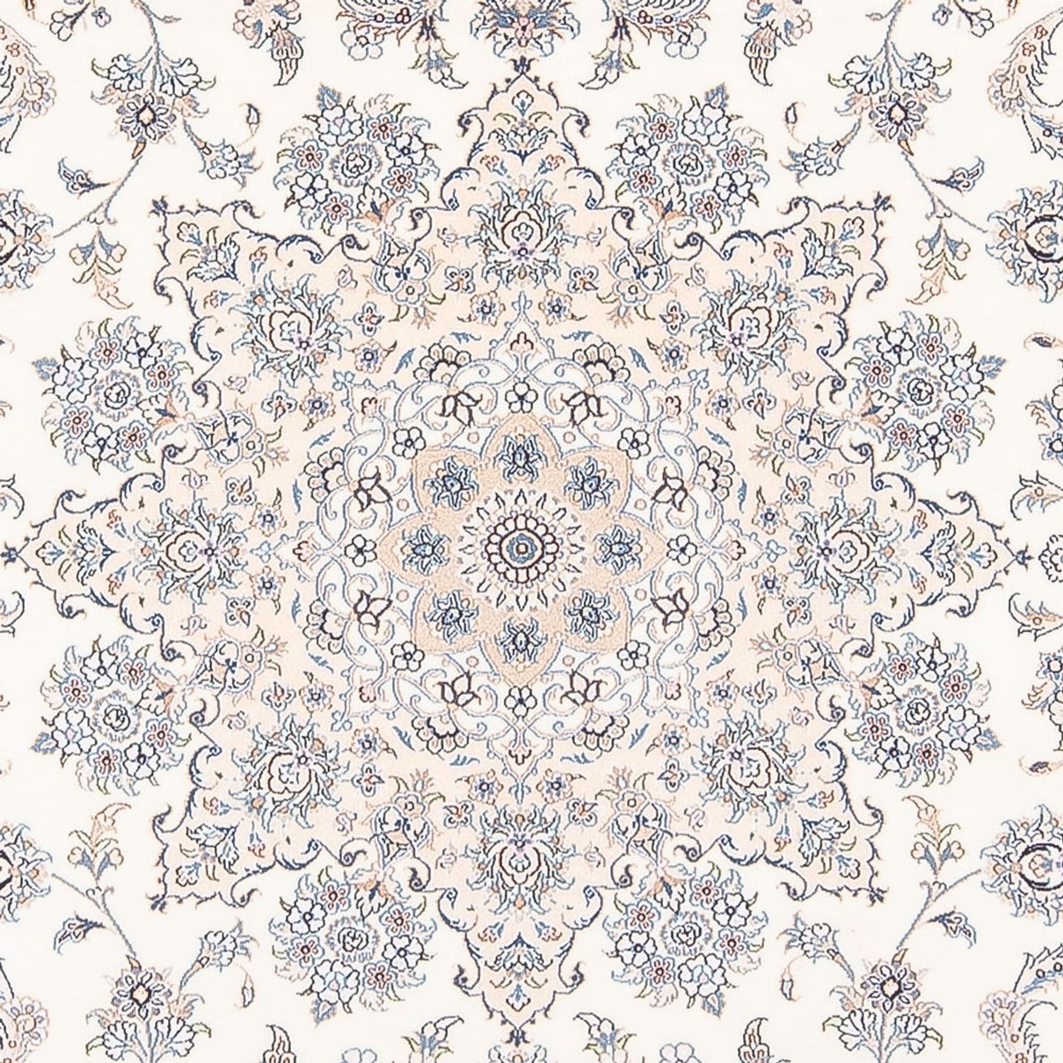 Persisk tæppe - Nain - Premium - 302 x 200 cm - creme