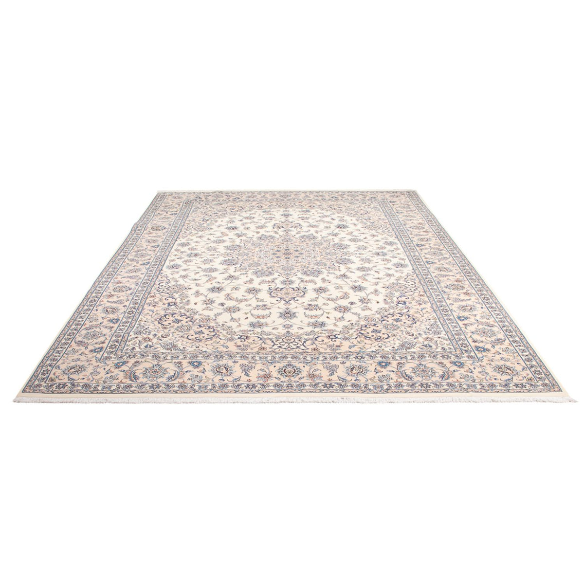 Persisk tæppe - Nain - Premium - 302 x 200 cm - creme