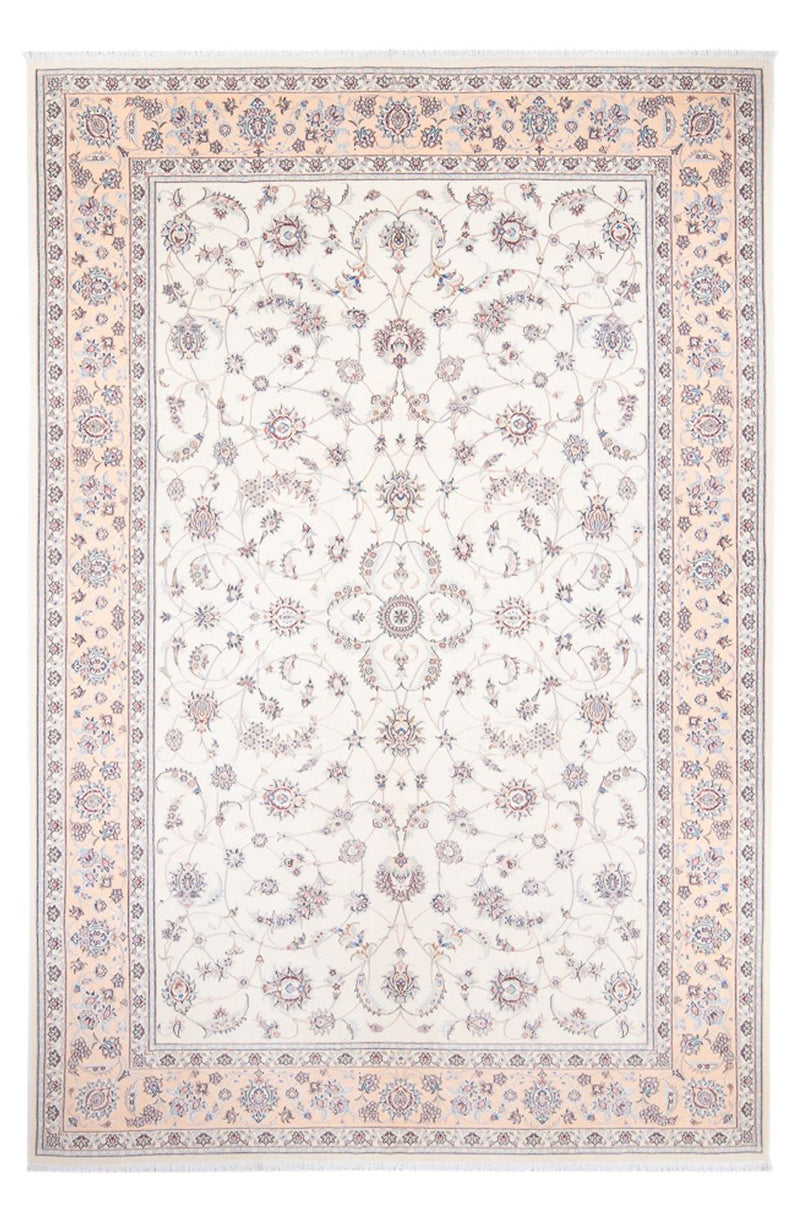 Persisk tæppe - Nain - Premium - 314 x 201 cm - creme