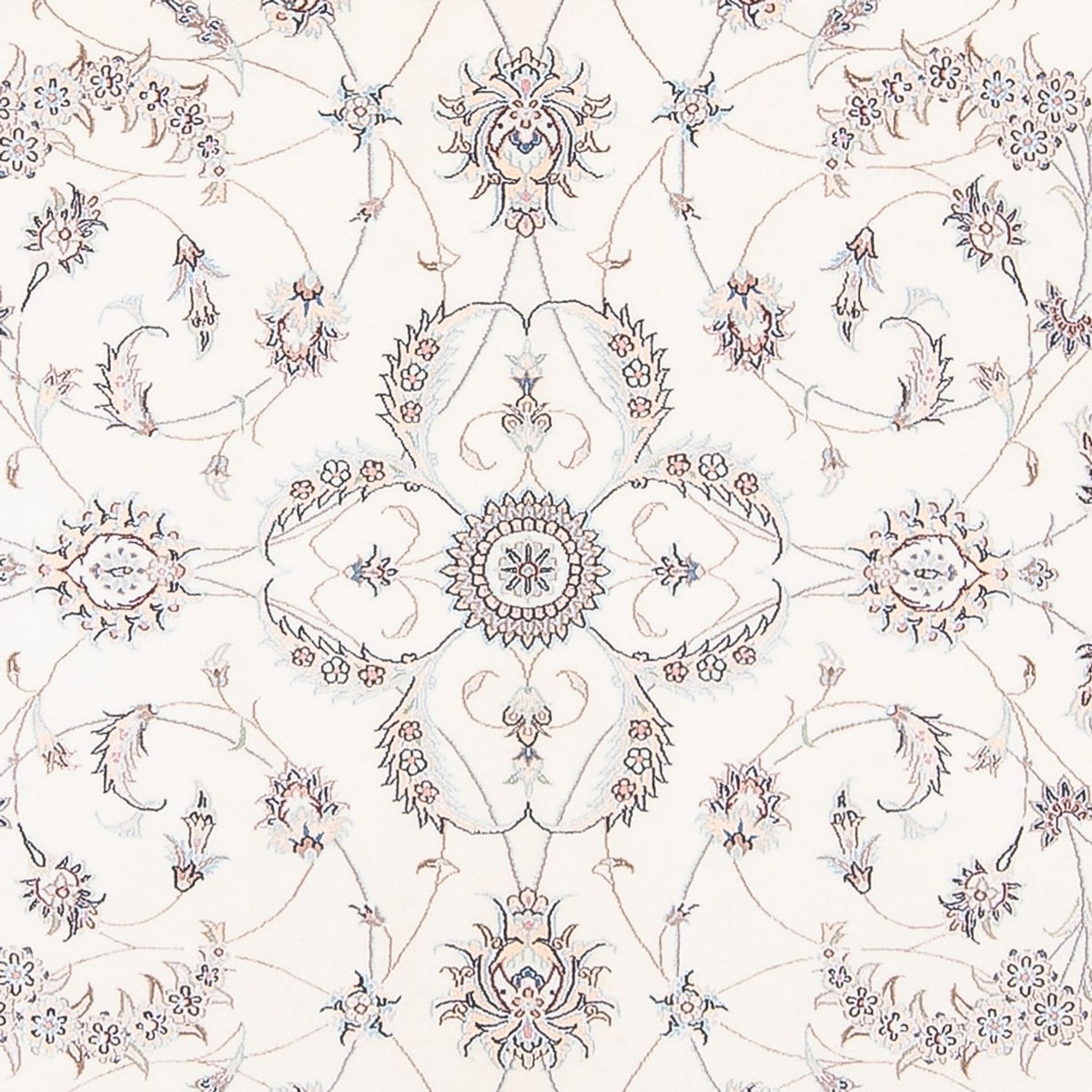 Persisk tæppe - Nain - Premium - 314 x 201 cm - creme