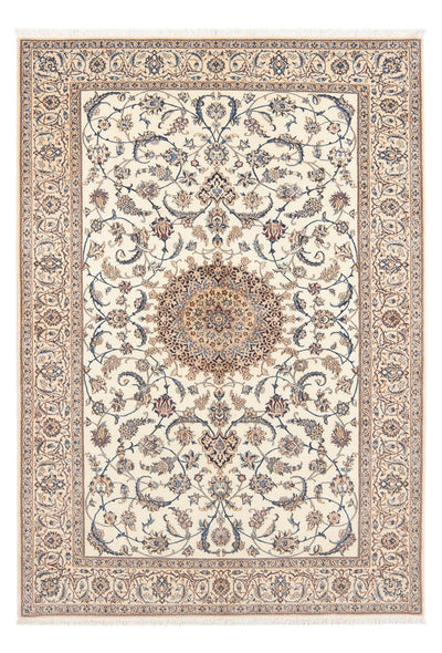 Nain - 6La Tæppe 127x203cm - Persisk tæppe - lys beige