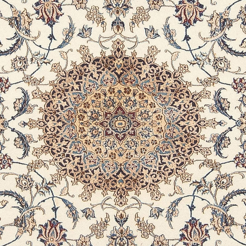 Persisk tæppe - Nain - Premium - 203 x 127 cm - lys beige
