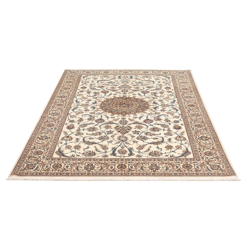 Persisk tæppe - Nain - Premium - 203 x 127 cm - lys beige