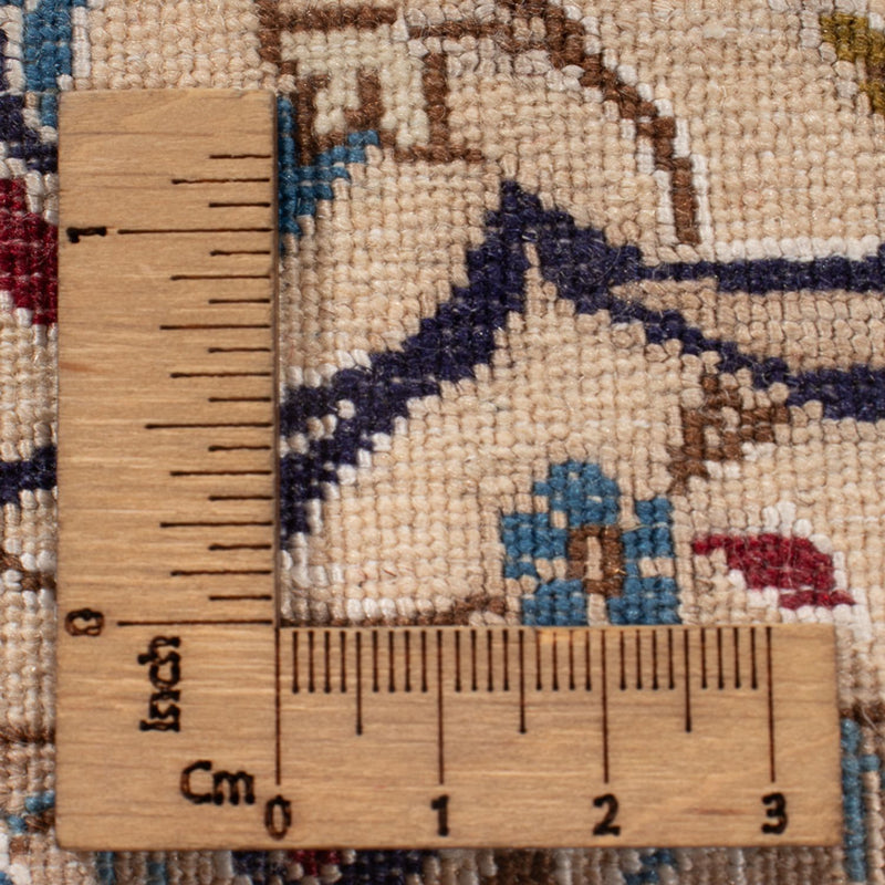 Persisk tæppe - Nain - Premium - 203 x 127 cm - lys beige