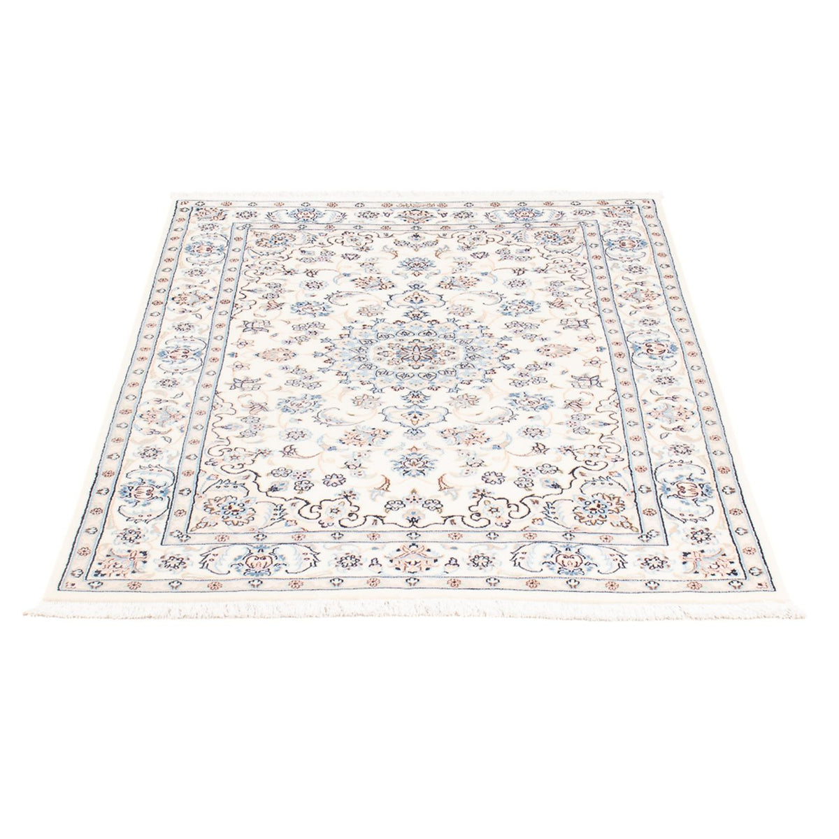 Persisk tæppe - Nain - Premium - 132 x 81 cm - creme