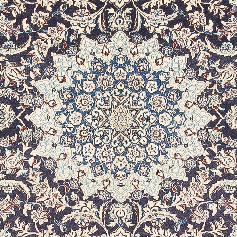 Persisk tæppe - Nain - Premium - 195 x 130 cm - mørkeblå