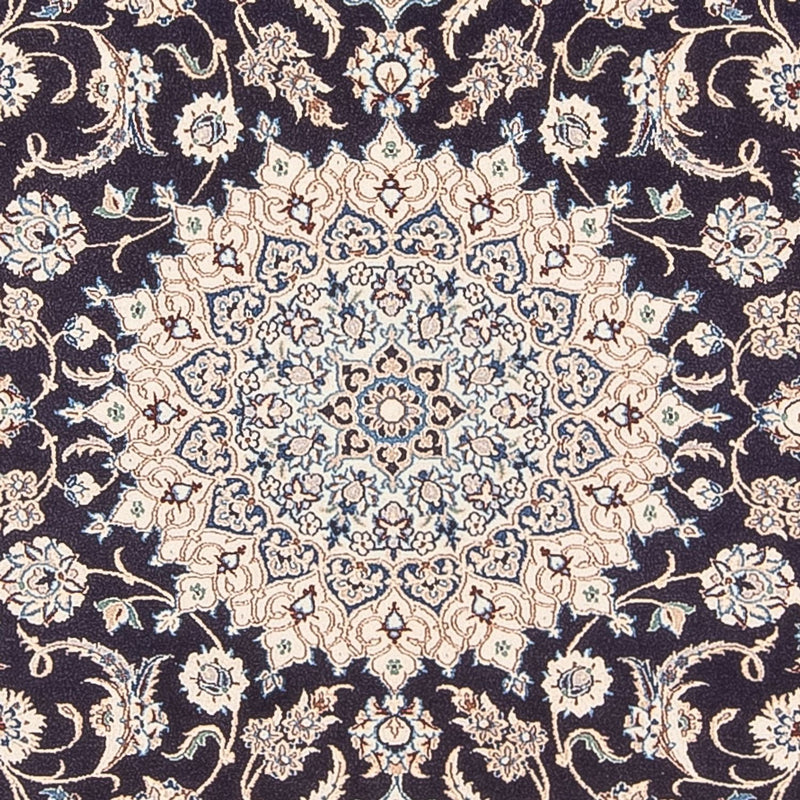 Persisk tæppe - Nain - Premium - 200 x 130 cm - mørkeblå
