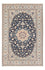 Persisk tæppe - Nain - Premium - 196 x 133 cm - mørkeblå