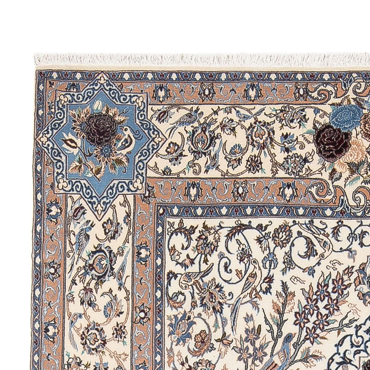 Persisk tæppe - Nain - Premium - 252 x 146 cm - sand