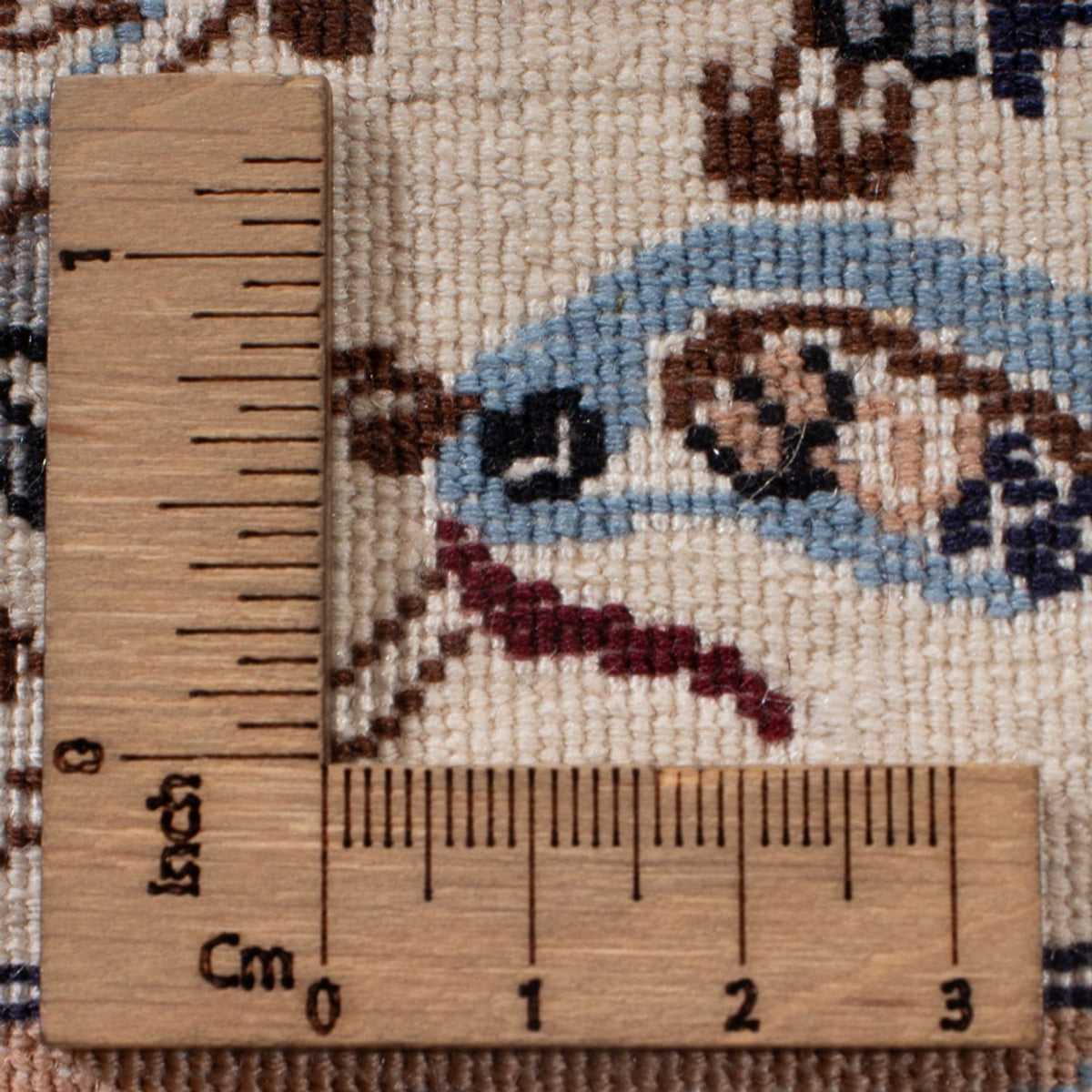Persisk tæppe - Nain - Premium - 252 x 146 cm - sand