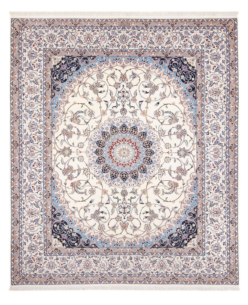Persisk tæppe - Nain - Premium - 263 x 210 cm - creme
