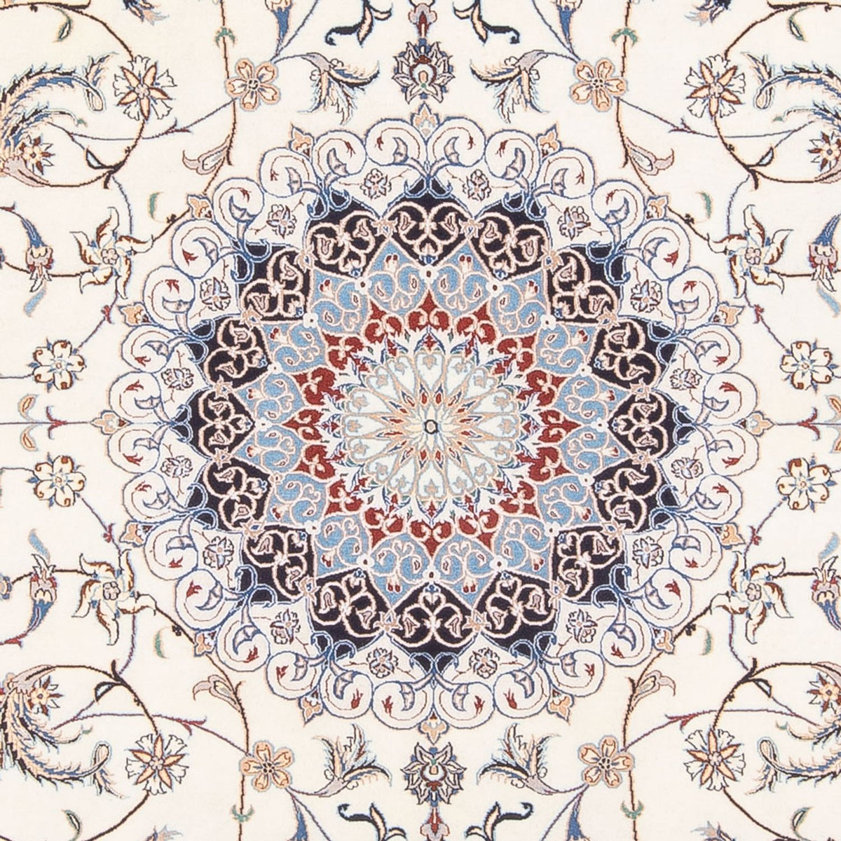 Persisk tæppe - Nain - Premium - 263 x 210 cm - creme