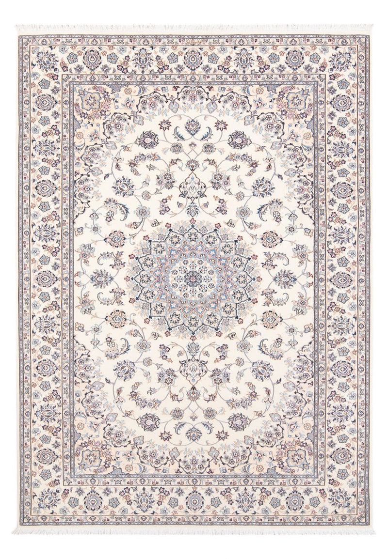 Persisk tæppe - Nain - Premium - 208 x 130 cm - creme