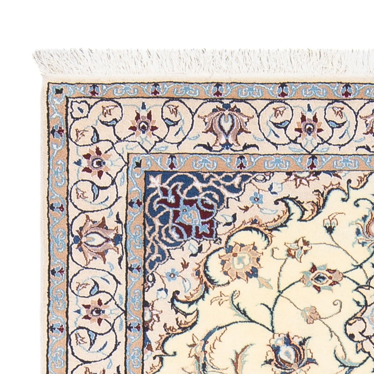 Persisk tæppe - Nain - Premium - 150 x 104 cm - creme