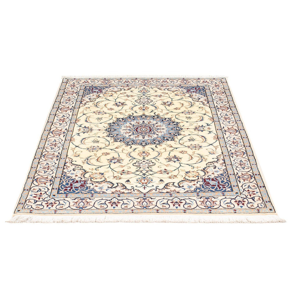 Persisk tæppe - Nain - Premium - 150 x 104 cm - creme