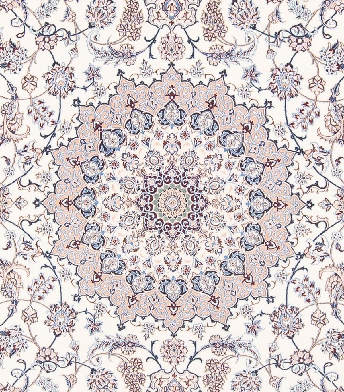 Persisk tæppe - Nain - Premium - 347 x 252 cm - creme