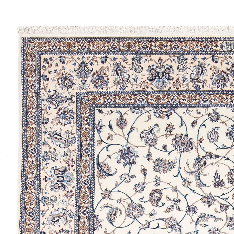 Persisk tæppe - Nain - Premium - 305 x 204 cm - creme