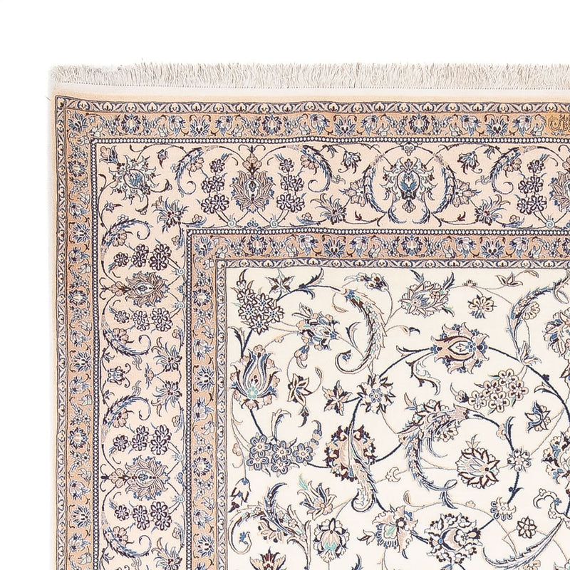 Persisk tæppe - Nain - Premium - 310 x 213 cm - creme