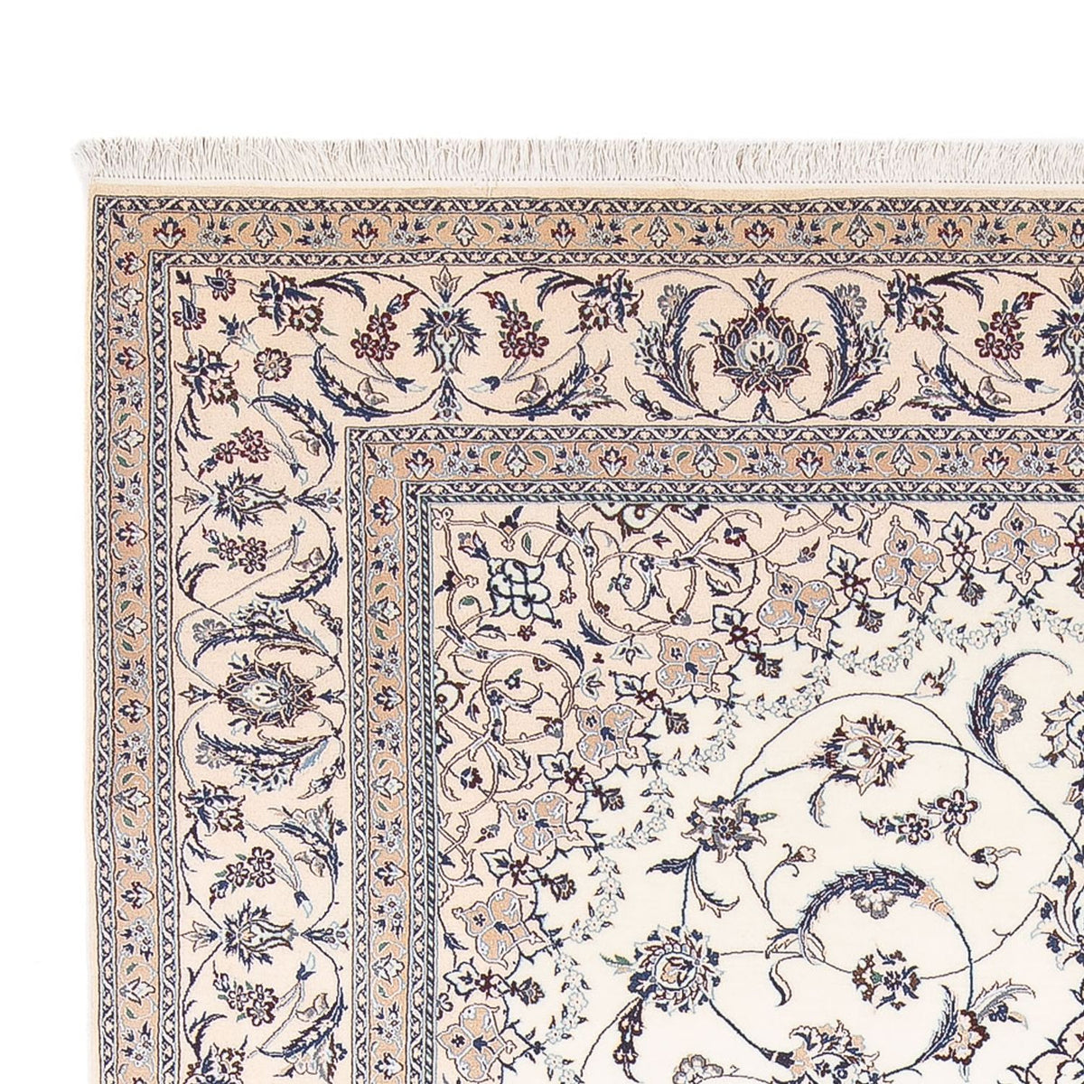 Persisk tæppe - Nain - Premium - 312 x 204 cm - creme