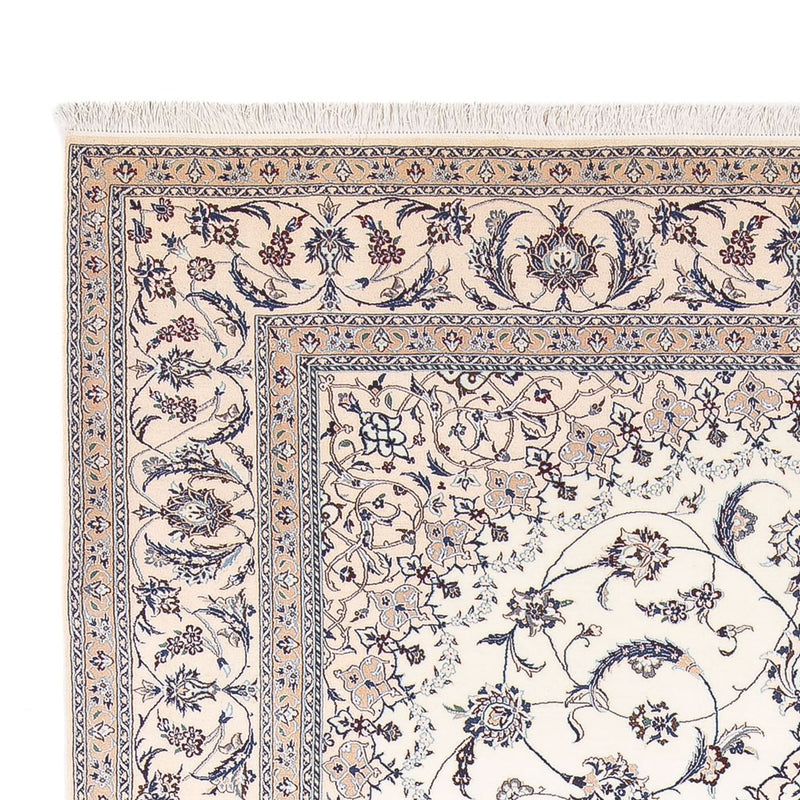 Persisk tæppe - Nain - Premium - 312 x 204 cm - creme