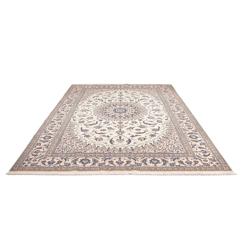 Persisk tæppe - Nain - Premium - 312 x 204 cm - creme