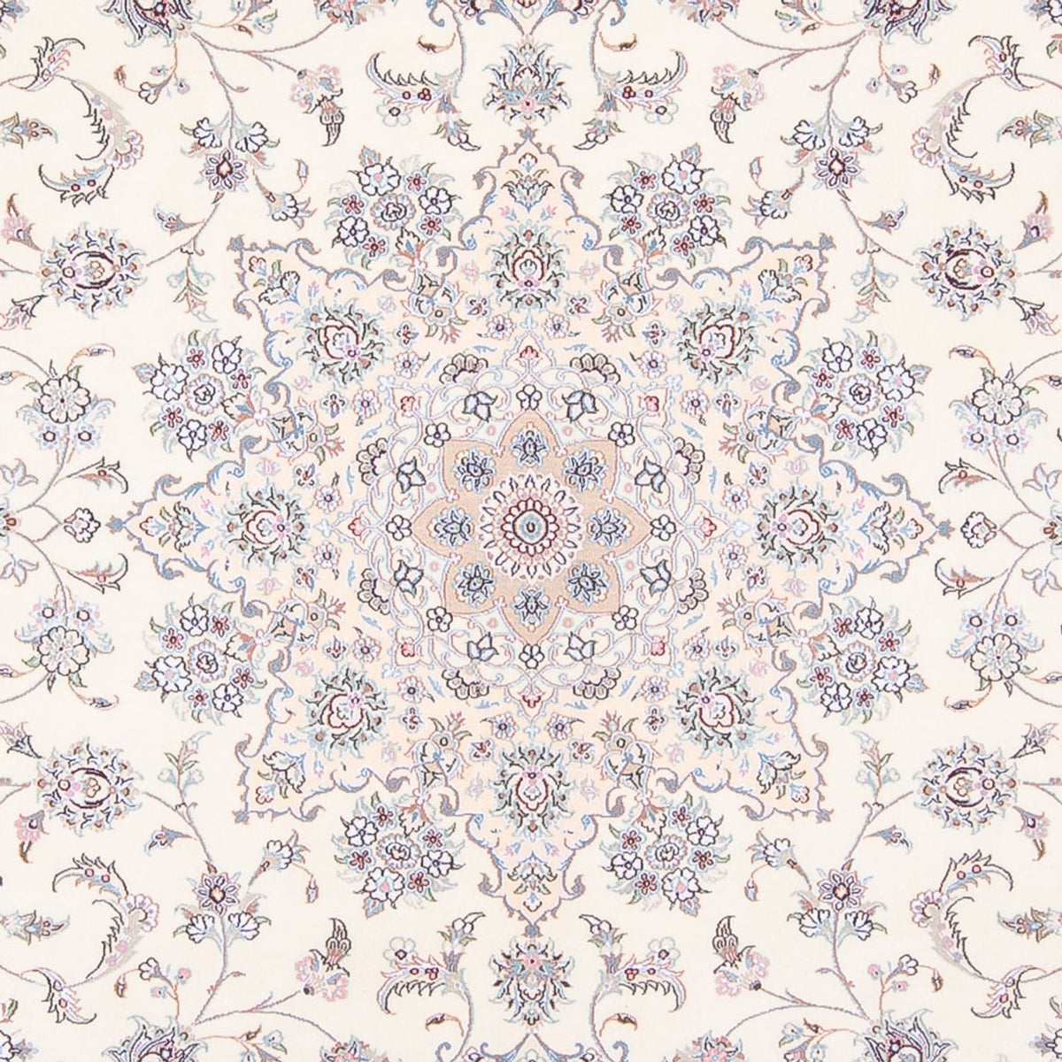 Persisk tæppe - Nain - Premium - 302 x 200 cm - creme