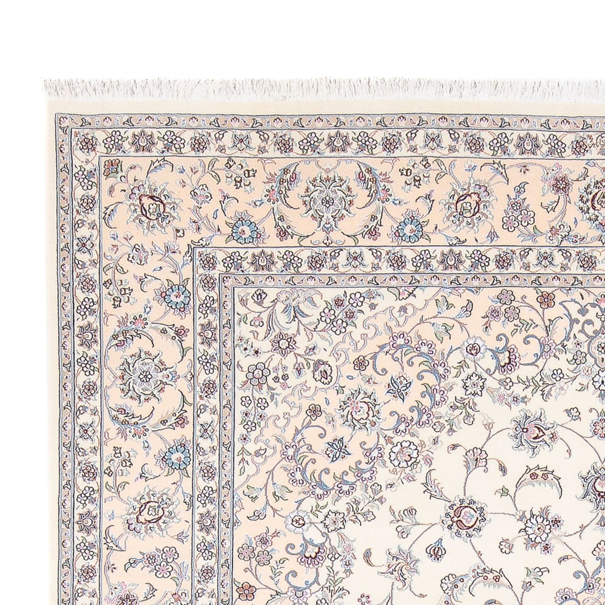 Persisk tæppe - Nain - Premium - 302 x 200 cm - creme