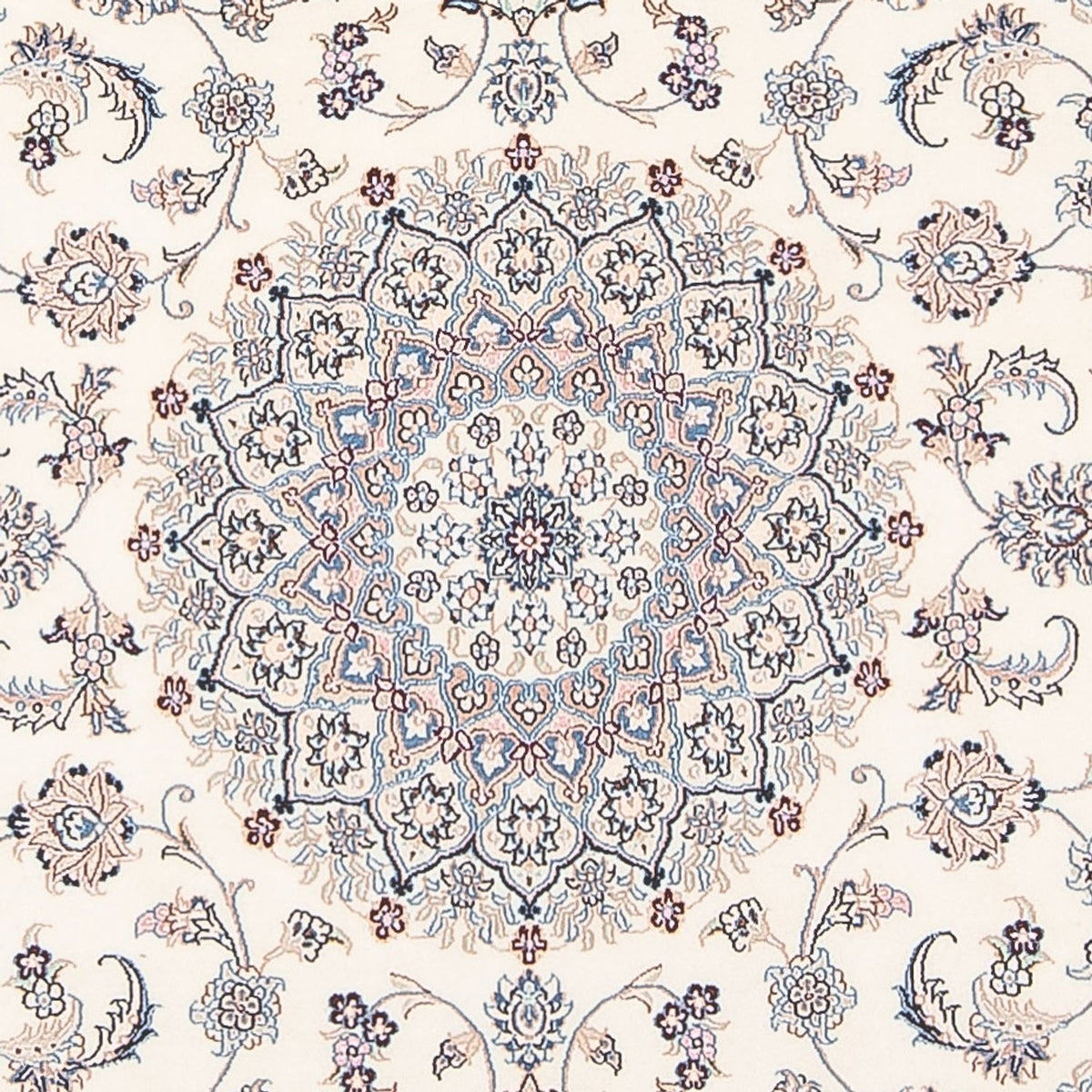 Persisk tæppe - Nain - Premium - 205 x 135 cm - creme