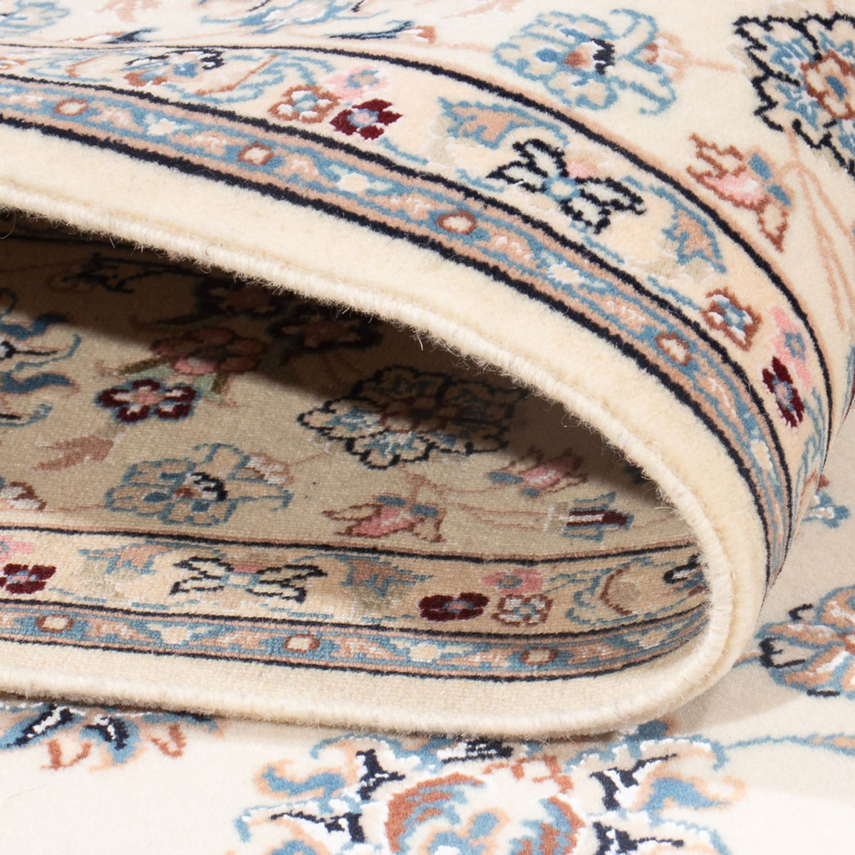 Persisk tæppe - Nain - Premium - 205 x 135 cm - creme
