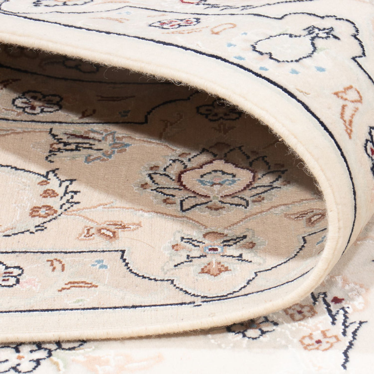 Persisk tæppe - Nain - Premium - 236 x 170 cm - creme