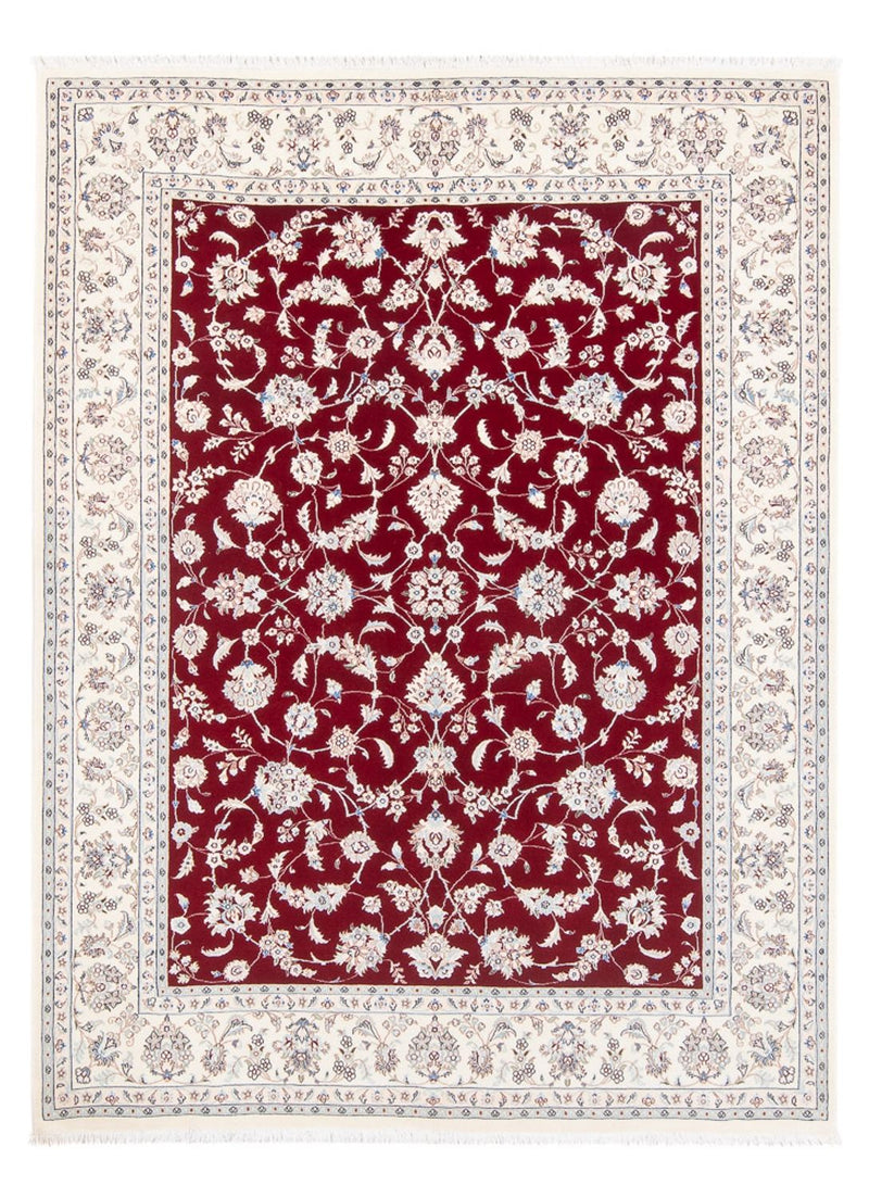 Persisk tæppe - Nain - Premium - 195 x 155 cm - rød