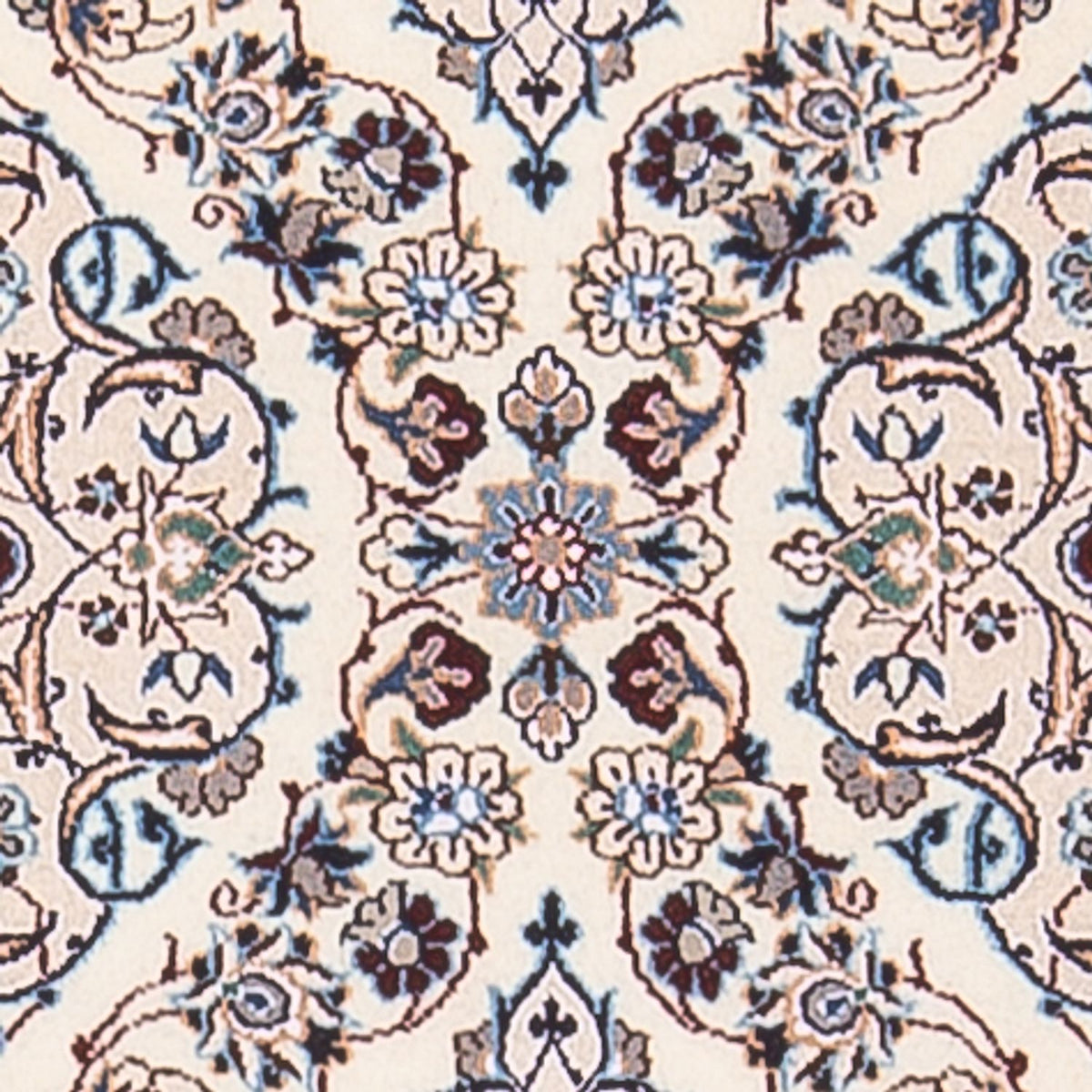 Løber Persisk tæppe - Nain - Premium - 150 x 48 cm - mørk beige
