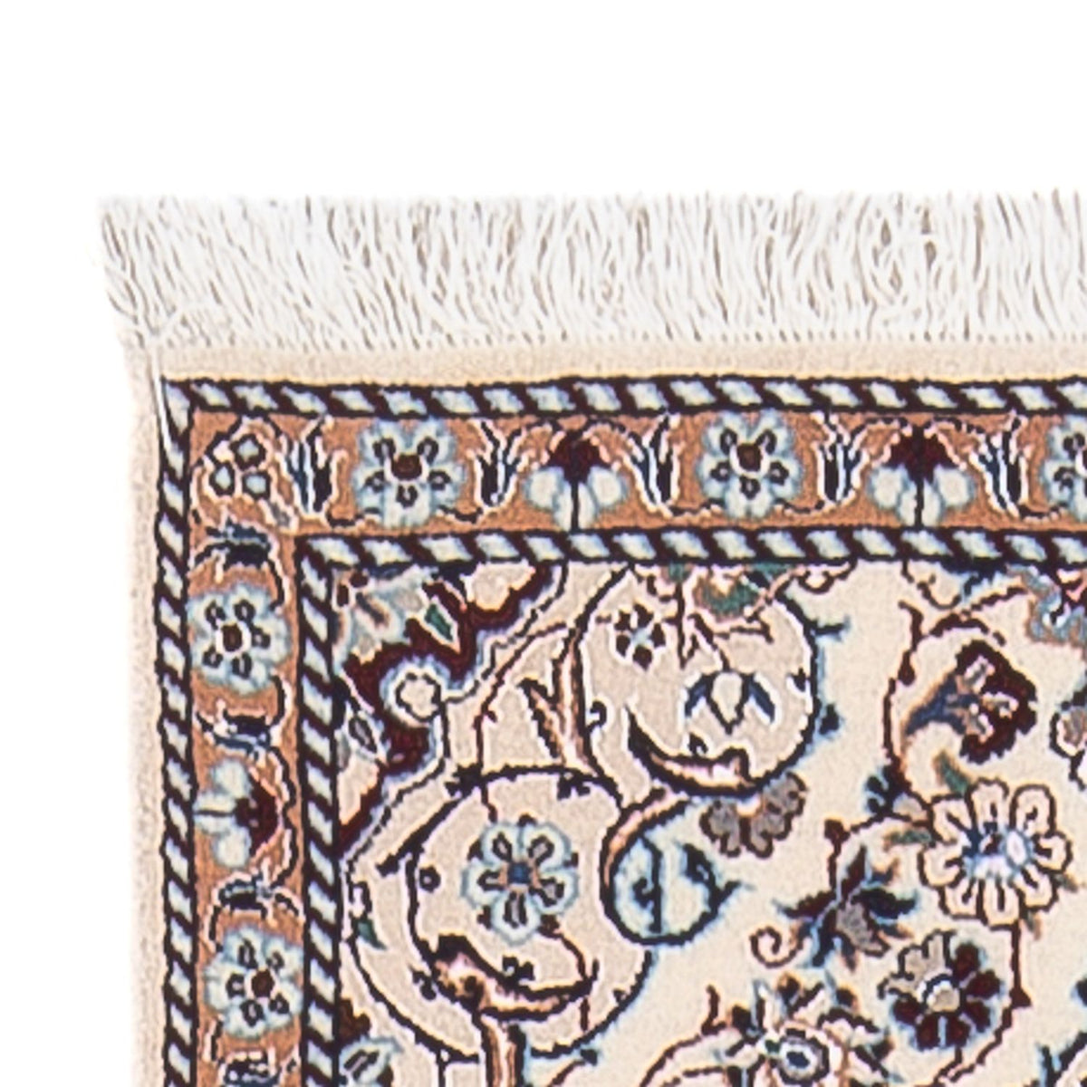 Løber Persisk tæppe - Nain - Premium - 150 x 48 cm - mørk beige