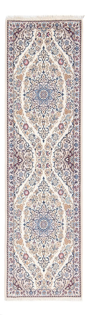 Løber Persisk tæppe - Nain - Premium - 156 x 48 cm - creme