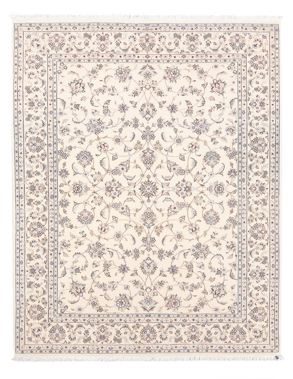 Persisk tæppe - Nain - Premium - 198 x 150 cm - creme