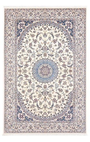 Persisk tæppe - Nain - Premium - 211 x 130 cm - creme