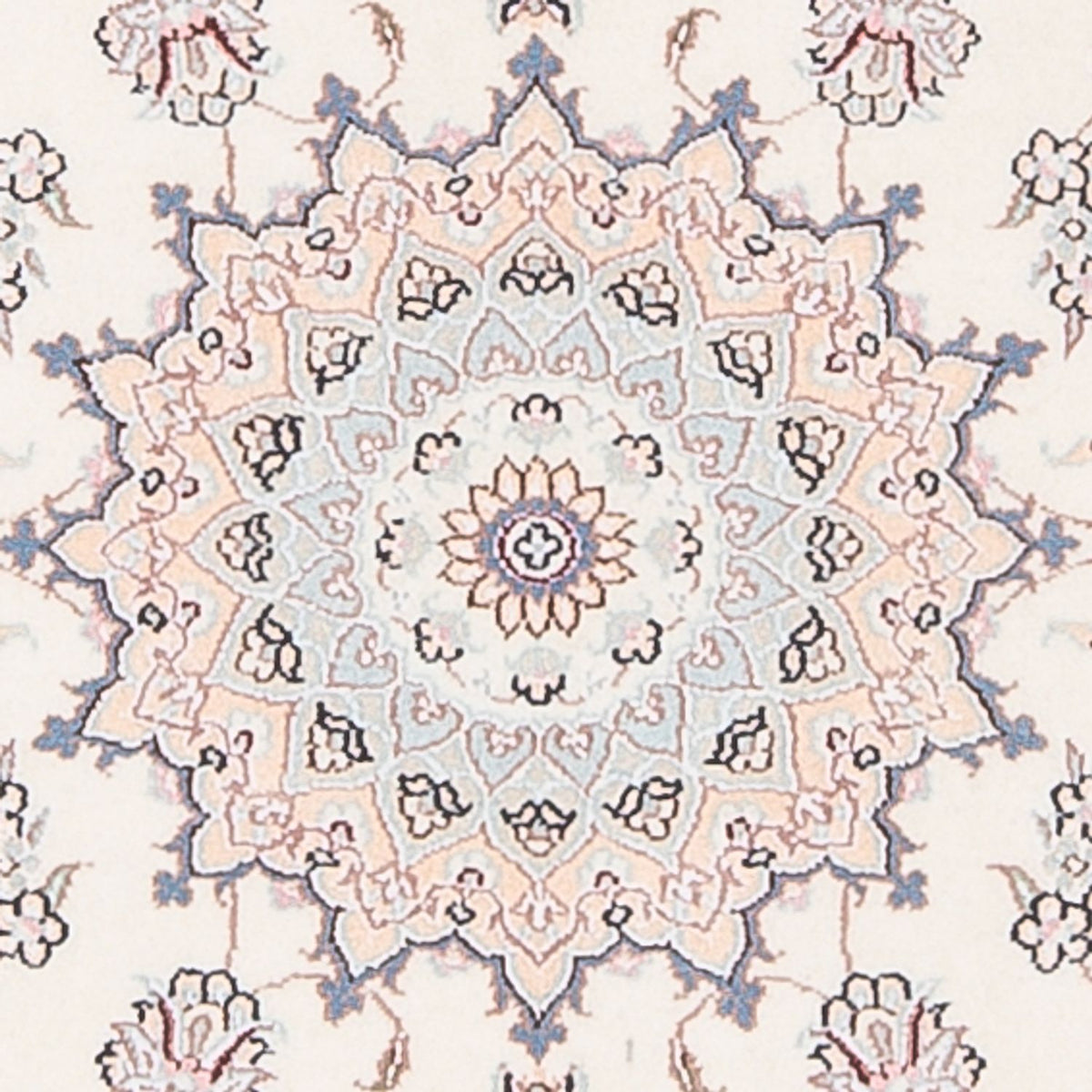 Persisk tæppe - Nain - Premium - 119 x 83 cm - creme