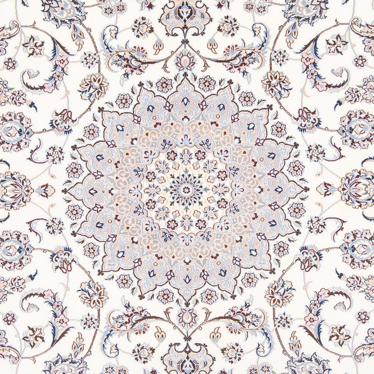 Persisk tæppe - Nain - Premium - 308 x 210 cm - creme