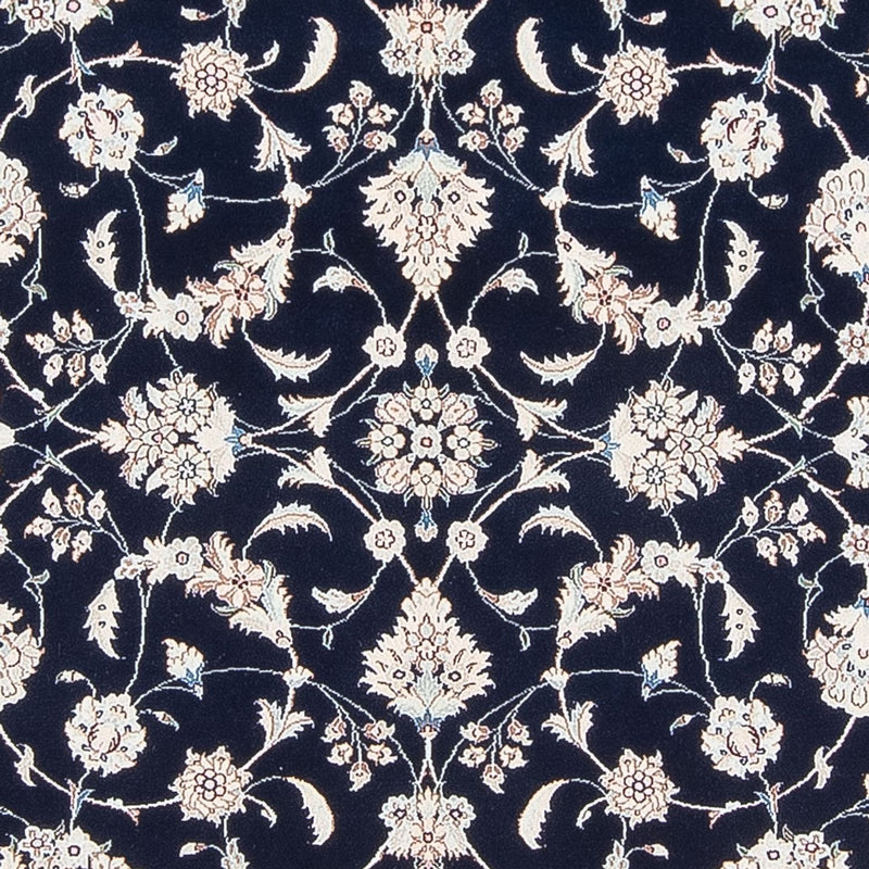 Persisk tæppe - Nain - Premium - 207 x 152 cm - mørkeblå