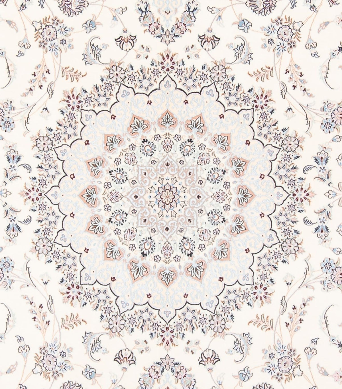 Persisk tæppe - Nain - Premium - 363 x 250 cm - creme