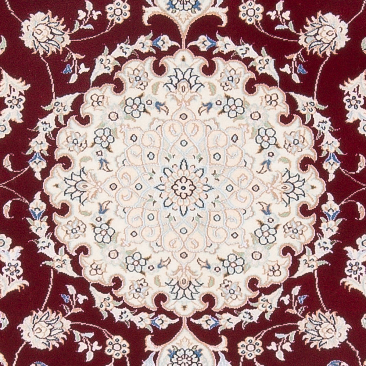 Persisk tæppe - Nain - Premium - 158 x 109 cm - rød