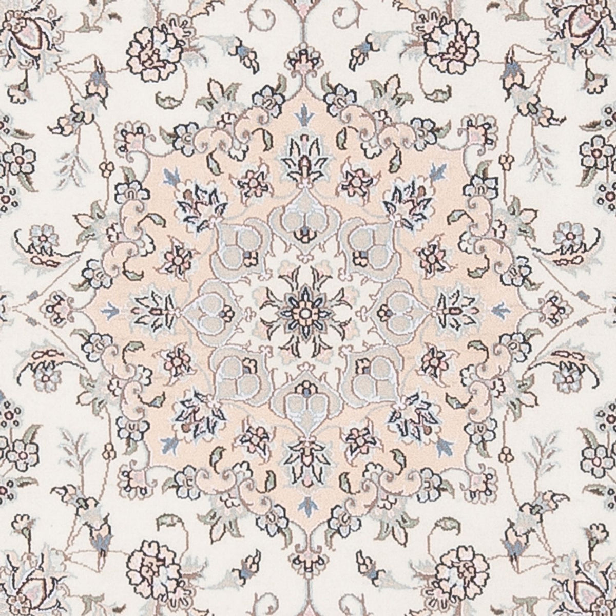 Persisk tæppe - Nain - Premium - 161 x 109 cm - creme