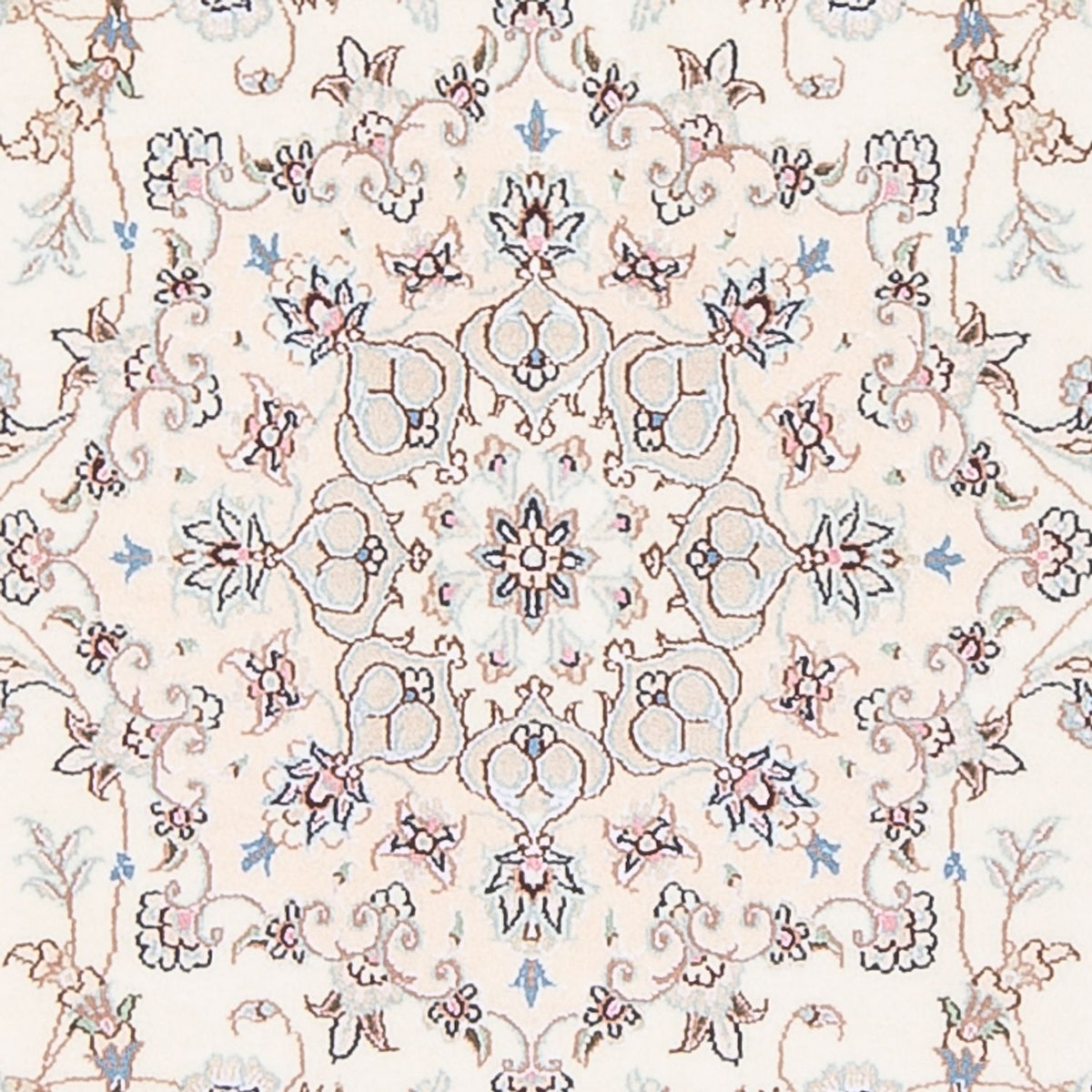 Persisk tæppe - Nain - Premium - 164 x 111 cm - creme